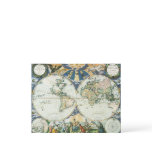 Vintage Antique Old World Map by Pieter Goos, 1666 Invitation