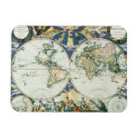 Vintage Antique Old World Map by Pieter Goos, 1666 Magnet