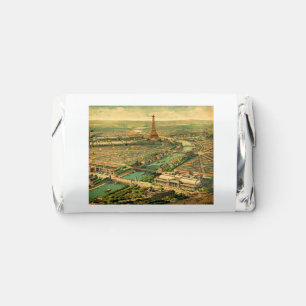 Vintage Antique Paris Print Hershey's Miniatures