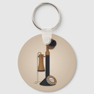 Vintage Antique Phone Keychain