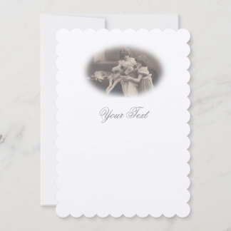 Vintage antique Photo Custom Invitation FromMyDesk