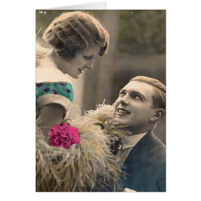 Vintage Antique Romantic Couples Cards and Gifts (Front)