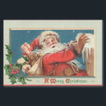 Vintage Antique Santa Clause Christmas Decoupage Tissue Paper<br><div class="desc">Vintage Antique Santa Clause Christmas Decoupage</div>