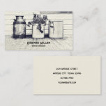 Vintage Antique Shop Rustic Country Jugs Business Card