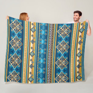 Vintage Antique style - seamless pattern 3 Fleece Blanket