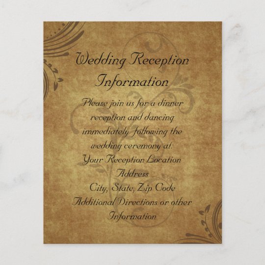 Vintage Antique Teastain Swirl Reception Map Zazzle Com