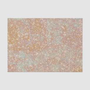 Vintage Antique Texture Gold Glitter Decoupage Tissue Paper