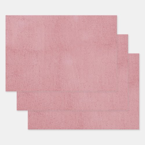 Vintage Antique Textured Blush Pink Pale Decoupage Wrapping Paper Sheets