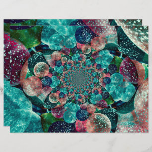 Vintage Antique Turquoise Teal Blue Retro Balloons