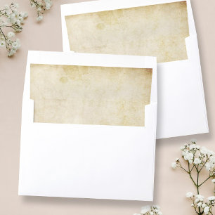 Vintage Antique Wedding Envelope Liner