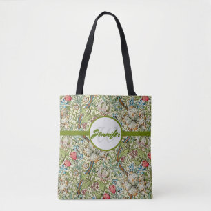 Vintage Antique William Morris Floral Print Tote Bag