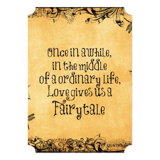 Vintage Antique With Love Quote Wedding Invitation Zazzle Com
