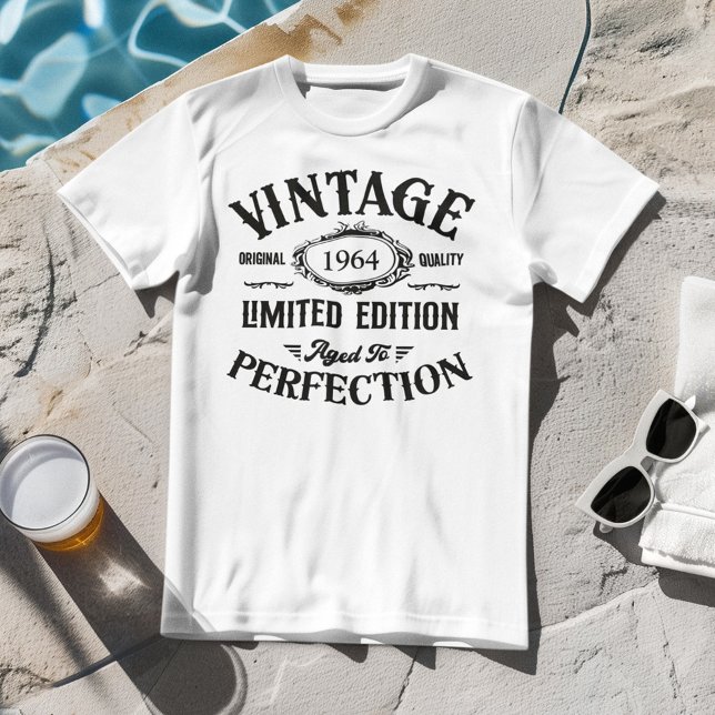 Vintage Any Age Birth Year T-Shirt (Creator Uploaded)