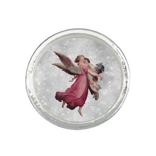 *~* Vintage AP40 Classic Angels Save the Children  Ring