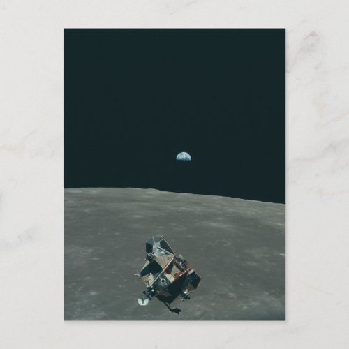 Vintage Apollo 11 Moon Mission Eagles Ascent Postcard
