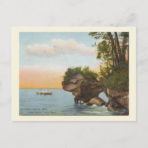 Vintage Apostle Islands Wisconsin Postcard