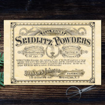 Vintage Apothecary Advertisement Decoupage Paper