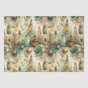 Vintage Apothecary Bottles Pattern (3) Tissue Paper