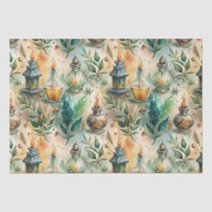 Vintage Apothecary Bottles Pattern (5) Tissue Paper
