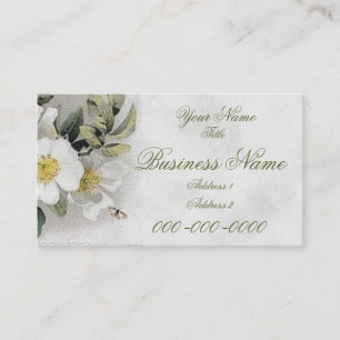 Vintage Apple Blossom Business Card