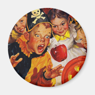 Vintage Apple Bobbing Magnet