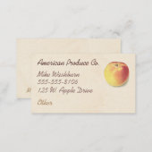 Vintage Apple Business Card (Front/Back)