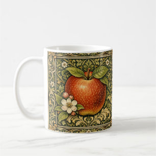 Vintage apple painting coffee mug