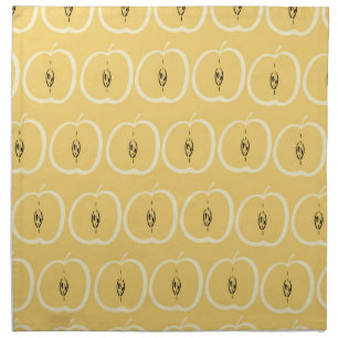 Vintage Apple Pattern: Wallpaper Design. Cloth Napkin