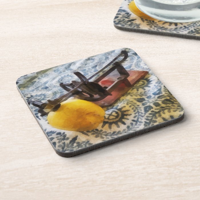 Vintage Apple Peeler Drink Coasters