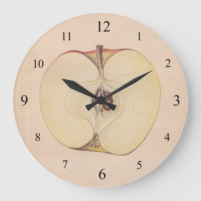 Vintage Apple Wall Clock (Front)