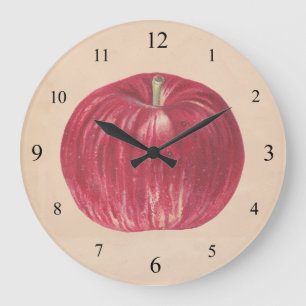 Vintage Apple Wall Clock
