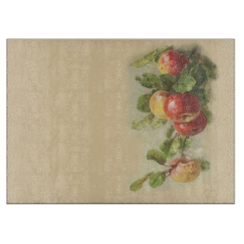 Vintage Apples Cutting Board by Past_Impressions at Zazzle