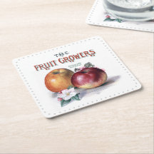 Vintage Apples with Flowers The Fruit Growers