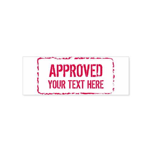 Vintage APPROVED custom Self_inking rubber Stamp