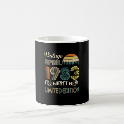 Vintage April 1983 What I Want Limited Edition Coffee Mug