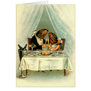 Vintage April Fish Romance Cards
