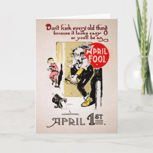 Vintage April Fools Day Card