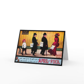 Vintage April Fools Day Greeting Card