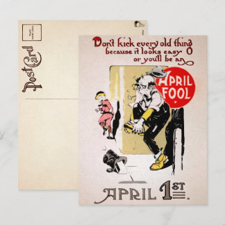 Vintage April Fools Day Postcard