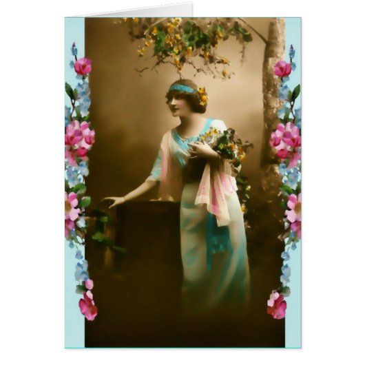 Vintage Aqua Cards (Front)
