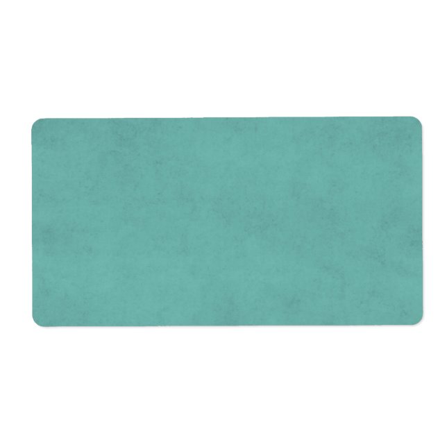 Vintage Aqua Parchment Antique Paper Background Label (Front)
