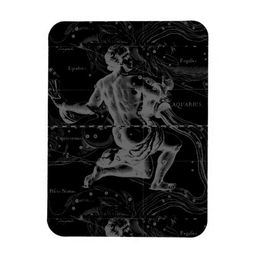 Vintage Aquarius Constellation Hevelius circa 1690 Magnet