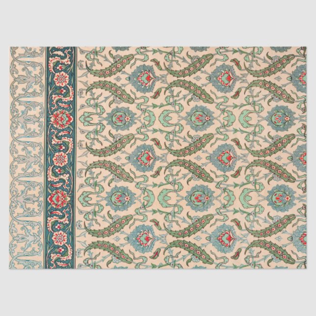 Vintage Arabesque Decoration Tissue Paper (Front)