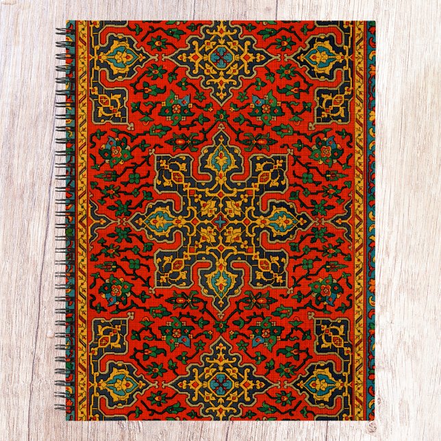 Vintage Arabian Carpet Print Notebook (Creator Uploaded)