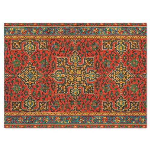 Vintage Arabian Carpet Print Tissue Paper