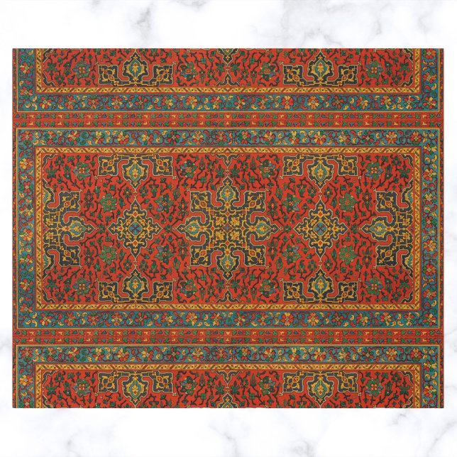 Vintage Arabian Carpet Print Wrapping Paper (Creator Uploaded)