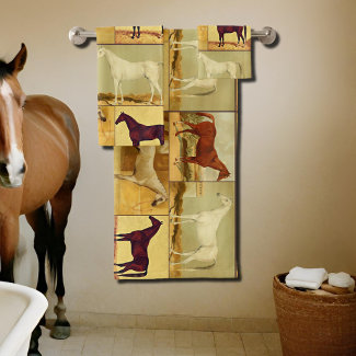 Vintage  Arabian horses - collage