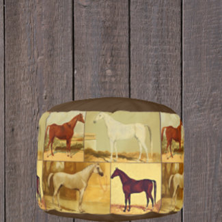 Vintage  Arabian horses - collage