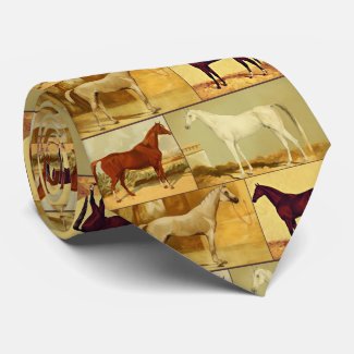 Vintage  Arabian horses - collage