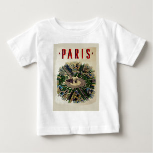 Vintage Arc de Triomphe Paris Baby T-Shirt